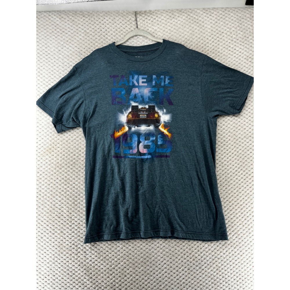 Back to the Future Graphic T-Shirt Take Me Back‎ 1985 Movie Tee L